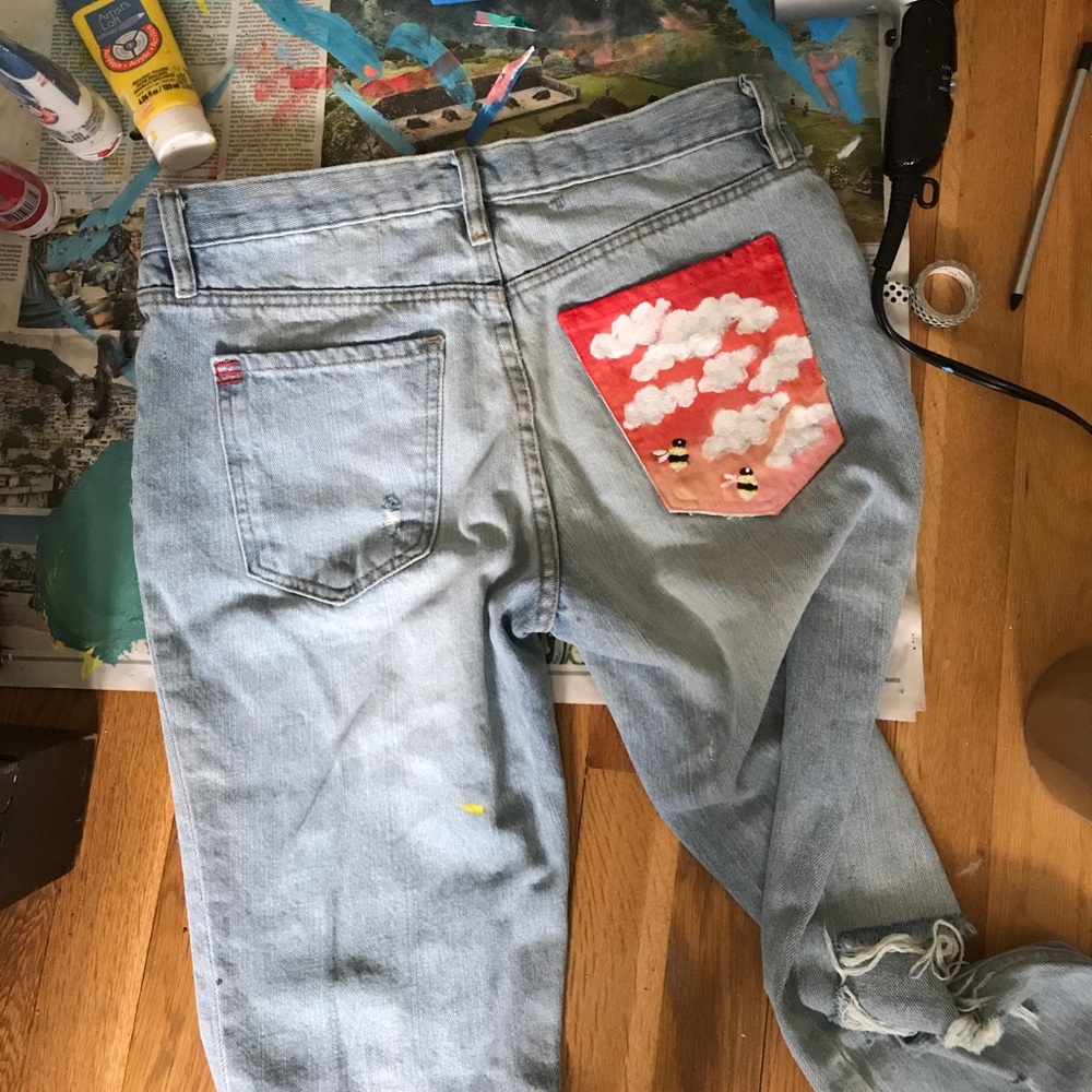 PAINTED JEANS - Picture 4 of 4